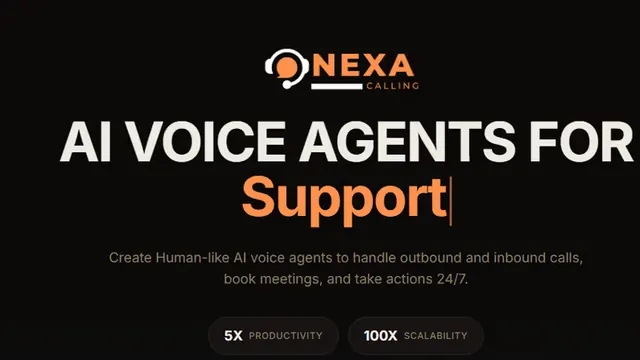 NexaCalling AI voice agent platform
