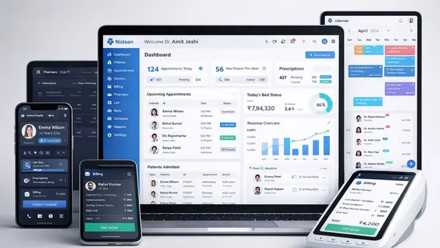 Nidaan hospital management dashboard